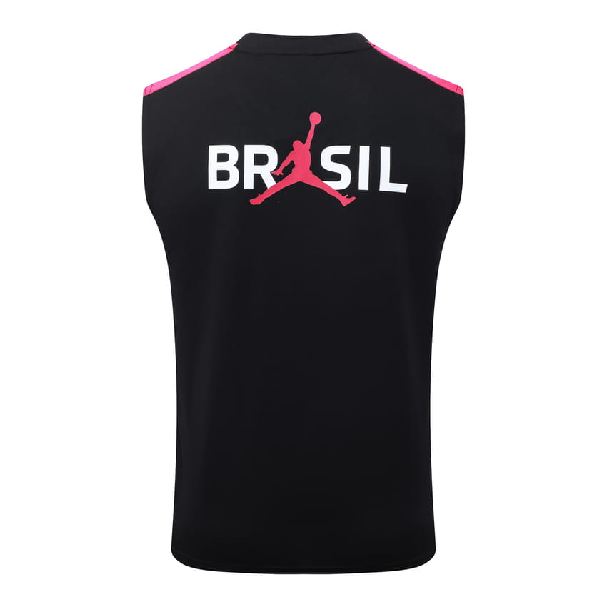 Debardeur Short Bresil 2026 2027 Noir Rouge (4)
