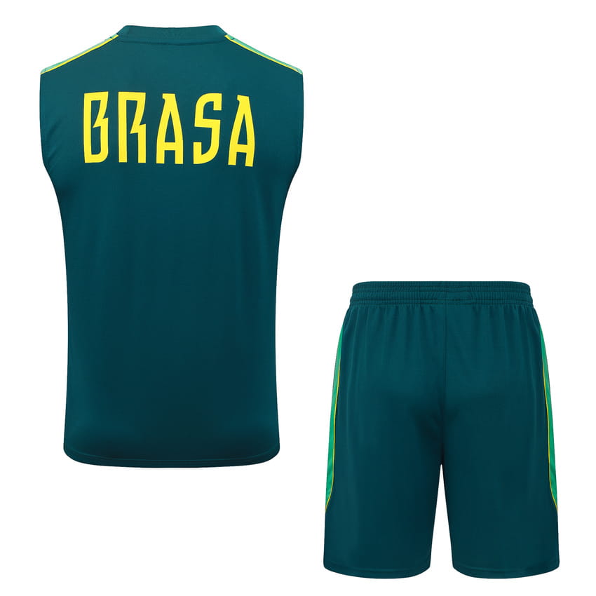 Debardeur Short Bresil 2026 2027 Vert Foncé (4)