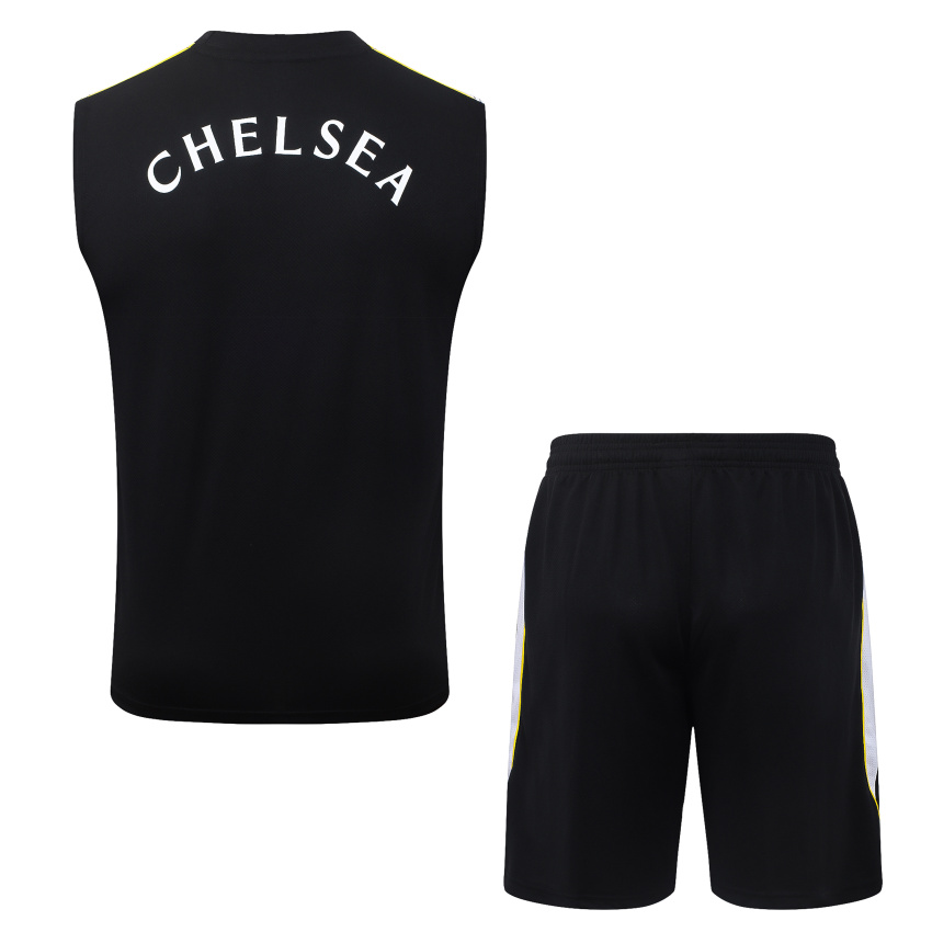 Debardeur Short Chelsea 2026 2027 Noir Nuit (2) Debardeur Short Chelsea 2026 2027 Noir Nuit (2)