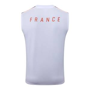 Debardeur Short Equipe de France 2026 2027 Blanc (3)