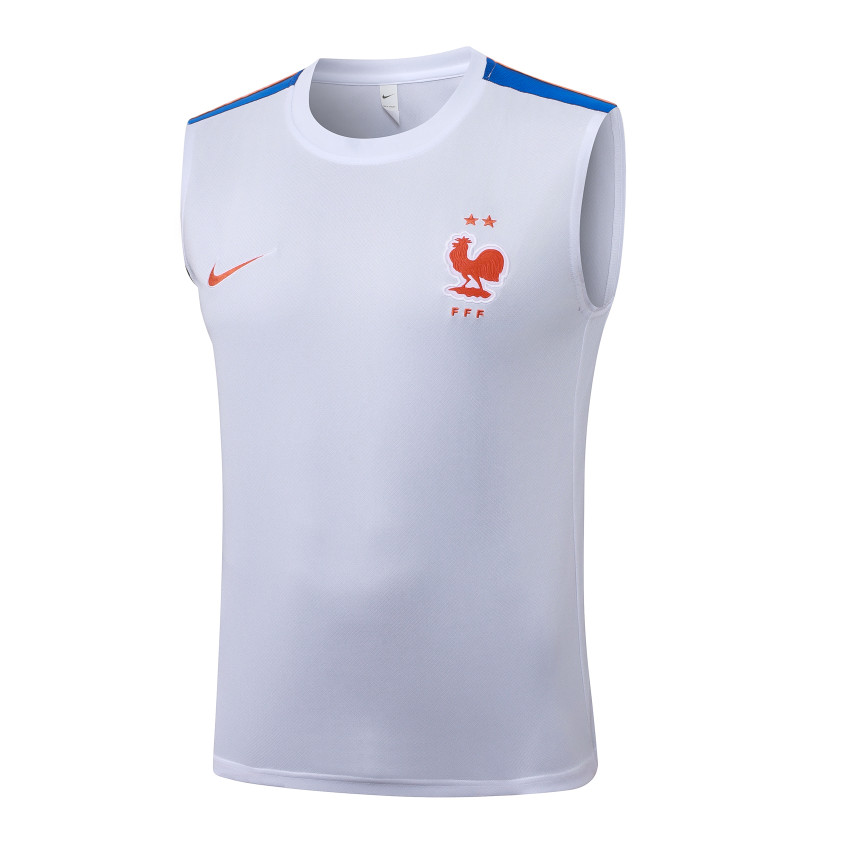 Debardeur Short Equipe de France 2026 2027 Blanc (4)