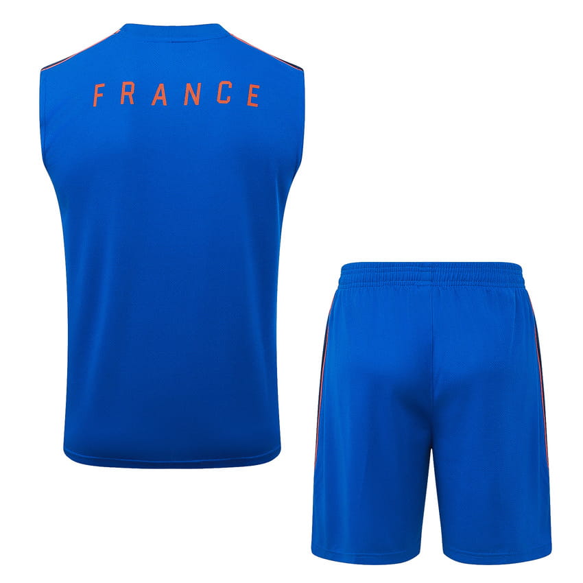 Debardeur Short Equipe de France 2026 2027 Bleu Clair (2)
