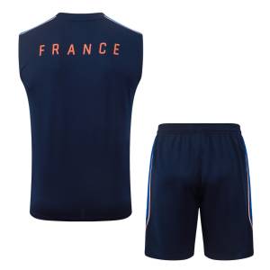 Debardeur Short Equipe de France 2026 2027 Bleu Sombre (2)