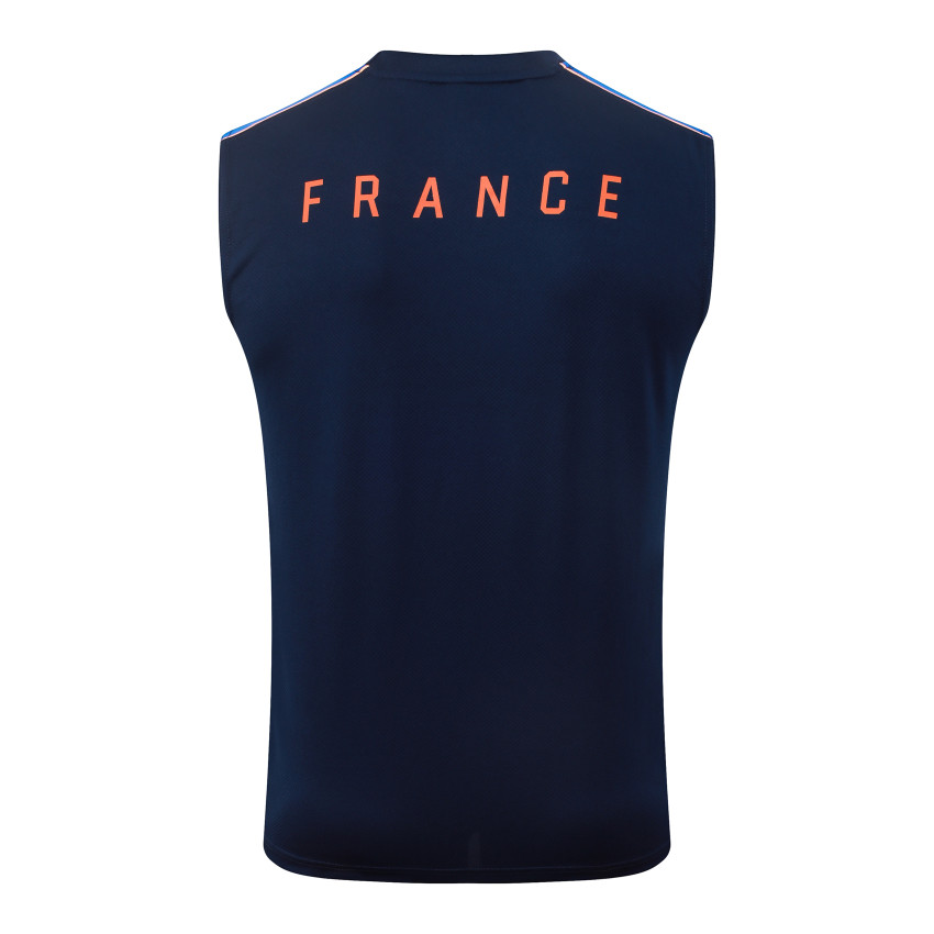 Debardeur Short Equipe de France 2026 2027 Bleu Sombre (3)