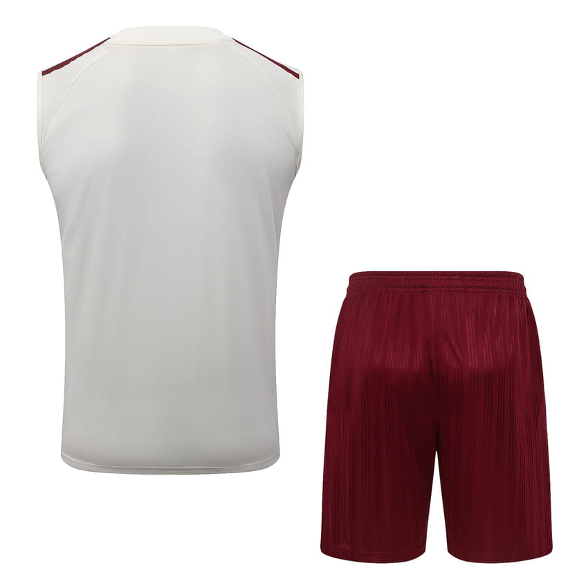 Debardeur Short Espagne 2026 2027 Blanc Rouge (4)