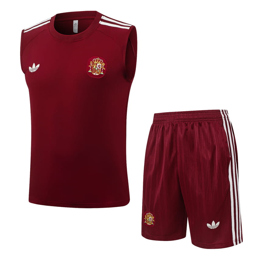 Debardeur Short Espagne 2026 2027 Rouge (1)