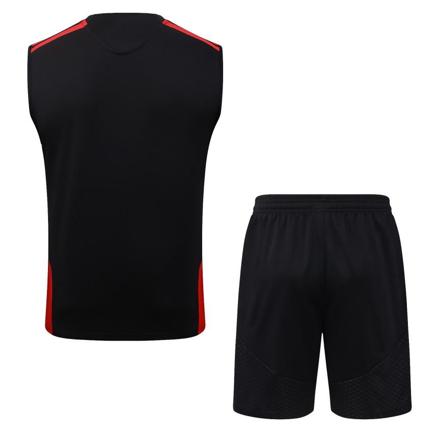 Debardeur Short Manchester United 2026 2027 Noir Charbon (2)