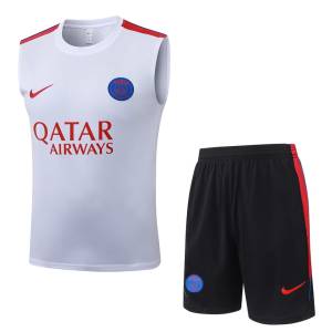 Debardeur Short PSG 2026 2027 Blanc Rouge