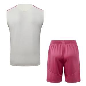 Debardeur Short Real Madrid 2026 2027 Beige Rouge (2) Debardeur Short Real Madrid 2026 2027 Beige Rouge (2)