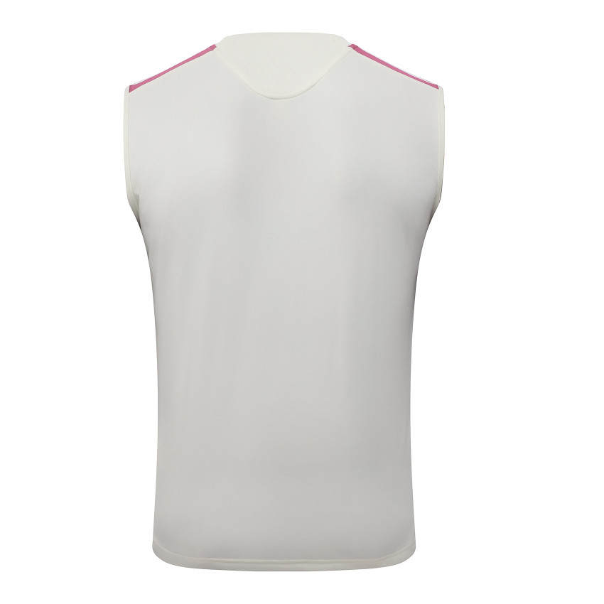 Debardeur Short Real Madrid 2026 2027 Beige Rouge (3) Debardeur Short Real Madrid 2026 2027 Beige Rouge (3)
