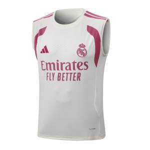 Debardeur Short Real Madrid 2026 2027 Beige Rouge (4) Debardeur Short Real Madrid 2026 2027 Beige Rouge (4)