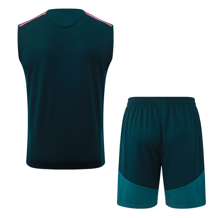 Debardeur Short Real Madrid 2026 2027 Bleu Pétrole (2)