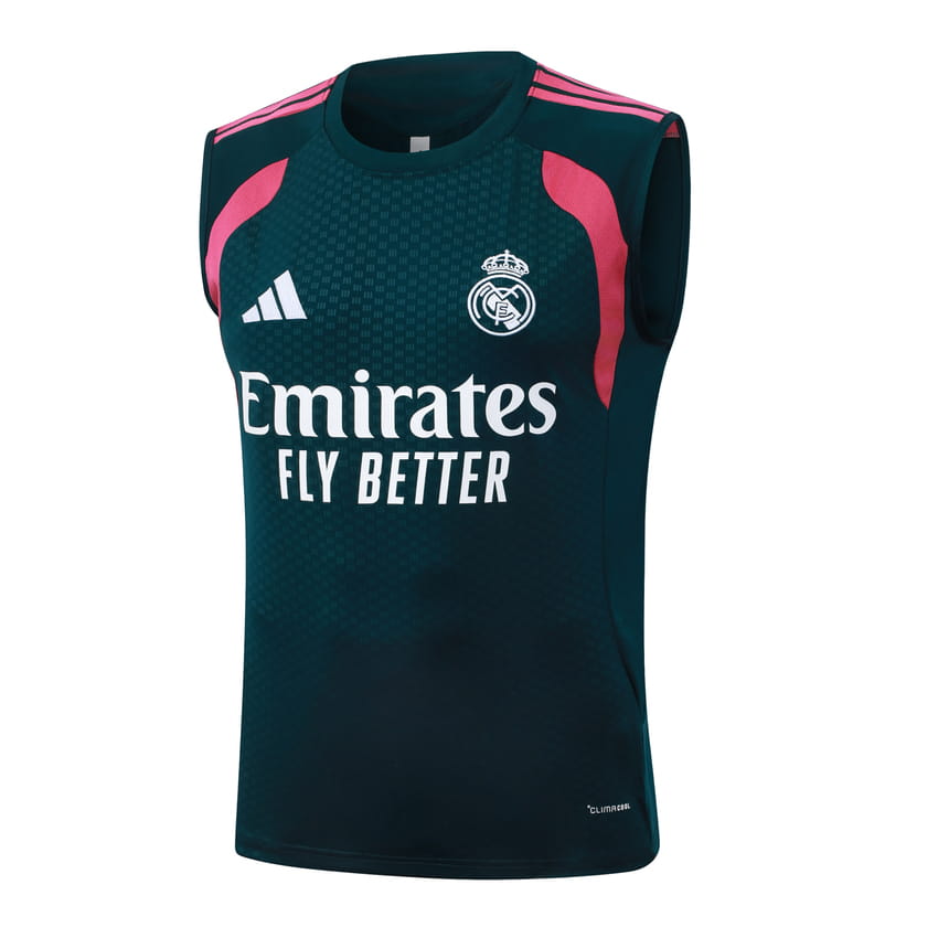 Debardeur Short Real Madrid 2026 2027 Bleu Pétrole (4)