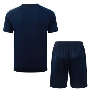 Ensemble Maillot Short Allemagne 2026 2027 Bleu Nuit (3)