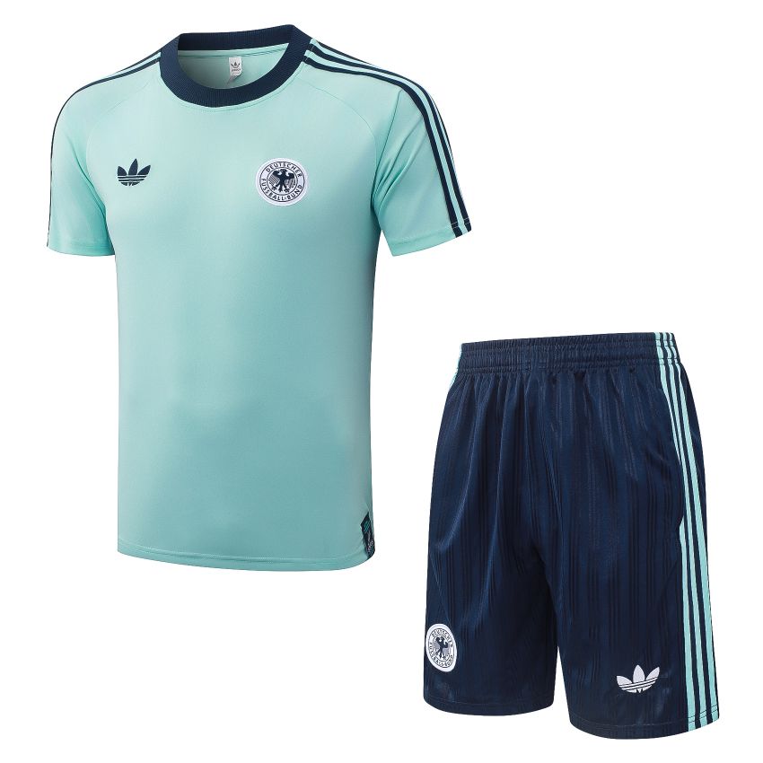 Ensemble Maillot Short Allemagne 2026 2027 Vert Clair (1)