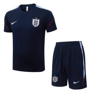 Ensemble Maillot Short Angleterre 2026 2027 Bleu Sombre