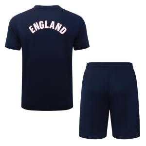 Ensemble Maillot Short Angleterre 2026 2027 Bleu Sombre (4)