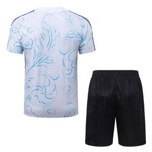 Ensemble Maillot Short Argentine 2026 2027 Blanc Motif (2)