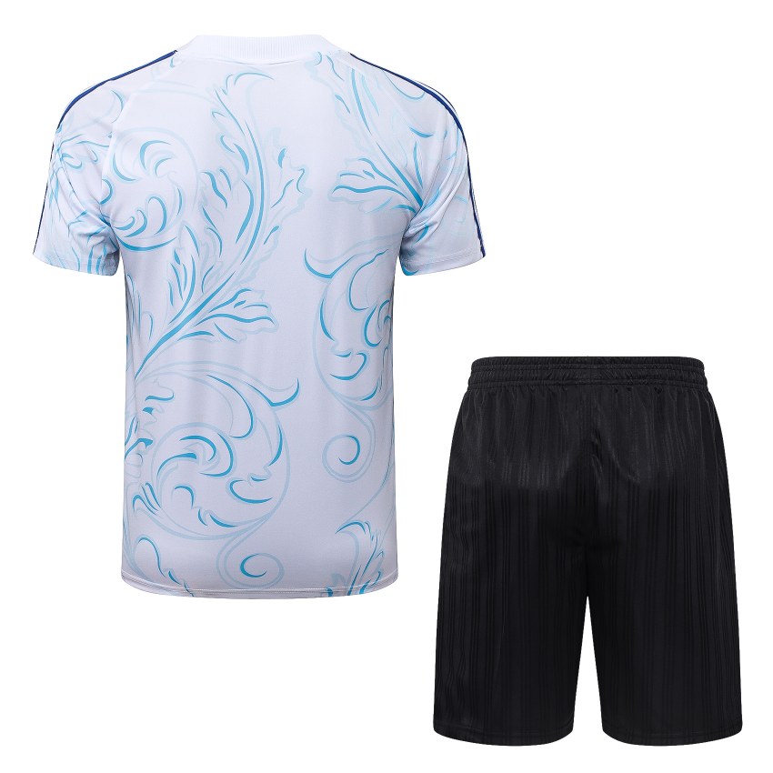 Ensemble Maillot Short Argentine 2026 2027 Blanc Motif (2)