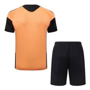 Ensemble Maillot Short Arsenal 2026 2027 Noir Orange (4)