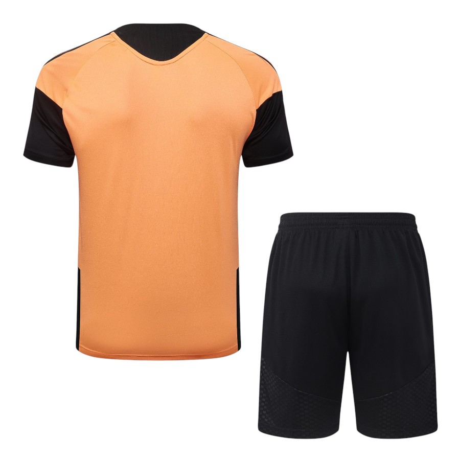Ensemble Maillot Short Arsenal 2026 2027 Noir Orange (4)