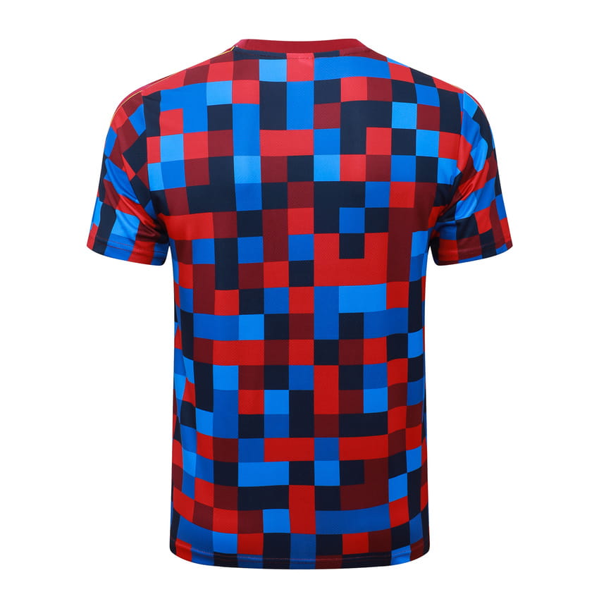 Ensemble Maillot Short Barca 2026 2027 Bleu Rouge (3)