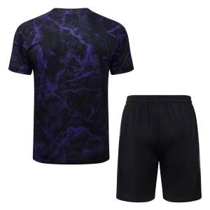 Ensemble Maillot Short Barca 2026 2027 Noir Violet (2)