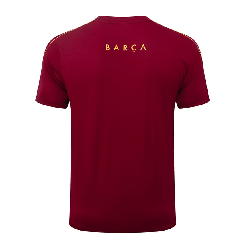 Ensemble Maillot Short Barca 2026 2027 Rouge Foncé (2)