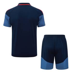 Survetement Bayern Munich Polo 2026 2027 Bleu Sombre