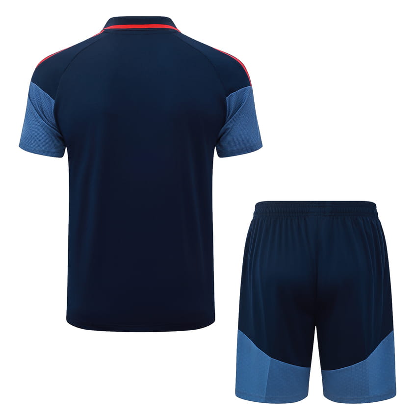 Survetement Bayern Munich Polo 2026 2027 Bleu Sombre