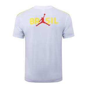 Ensemble Maillot Short Bresil 2026 2027 Blanc (3)