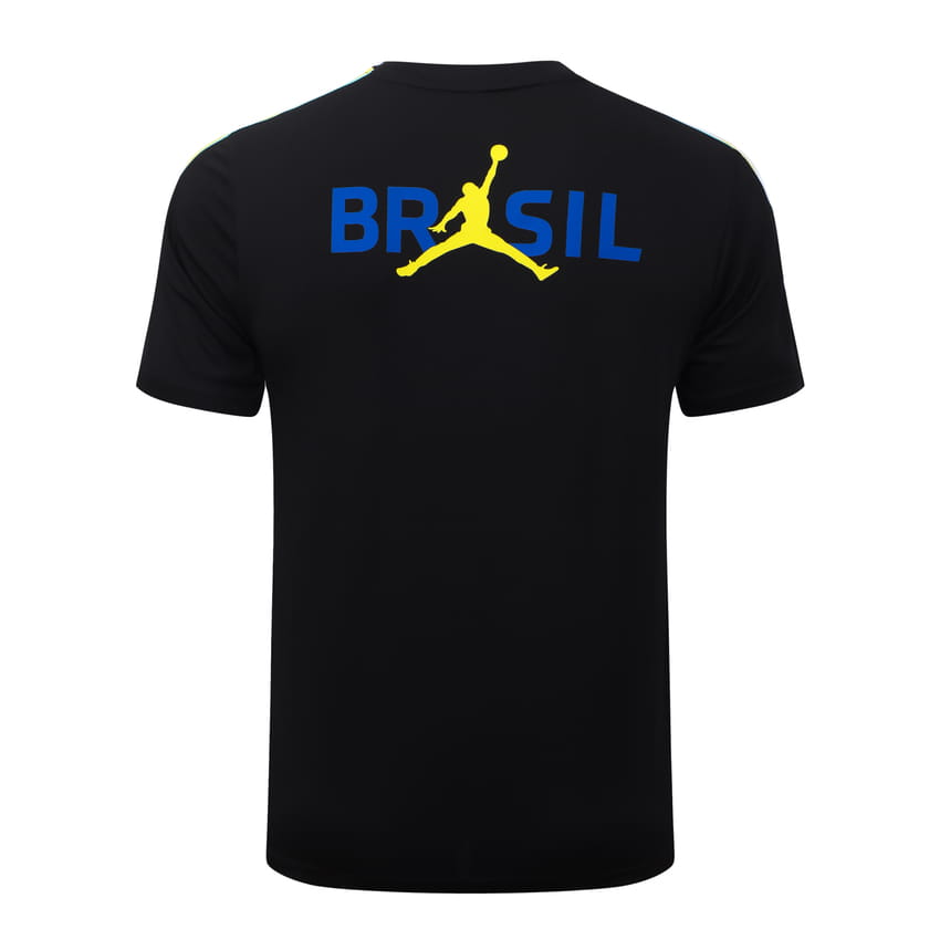 Ensemble Maillot Short Bresil 2026 2027 Noir Jaune (2)
