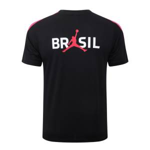 Ensemble Maillot Short Bresil 2026 2027 Noir Rouge (3)