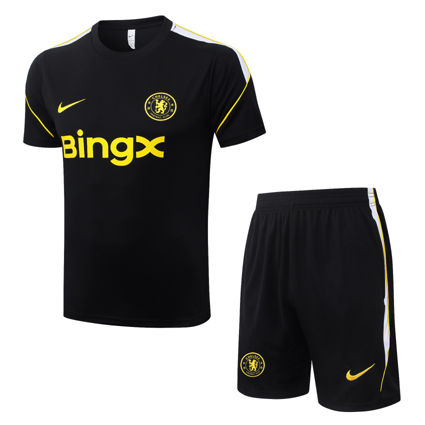 Ensemble Maillot Short Chelsea 2026 2027 Noir Nuit (1) Ensemble Maillot Short Chelsea 2026 2027 Noir Nuit (1)