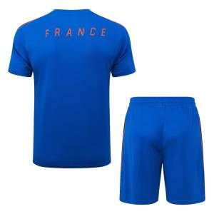 Ensemble Maillot Short Equipe de France 2026 2027 Bleu Clair (3)