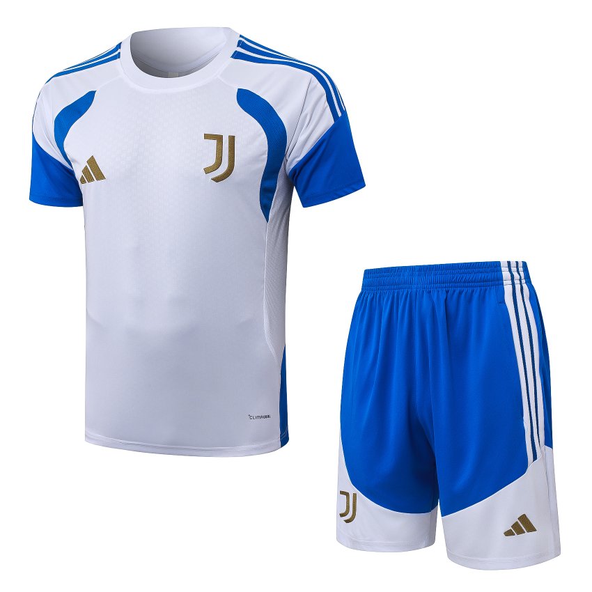 Ensemble Maillot Short Juventus 2026 2027 Blanc Bleu (1)