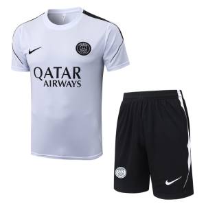 Ensemble Maillot Short PSG 2026 2027 Blanc Noir