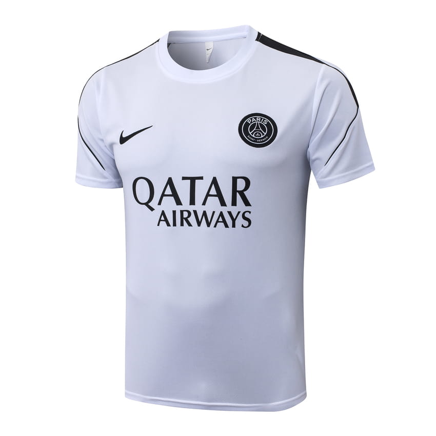 Ensemble Maillot Short PSG 2026 2027 Blanc Noir (3) Ensemble Maillot Short PSG 2026 2027 Blanc Noir (3)