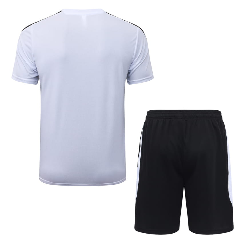 Ensemble Maillot Short PSG 2026 2027 Blanc Noir (4) Ensemble Maillot Short PSG 2026 2027 Blanc Noir (4)