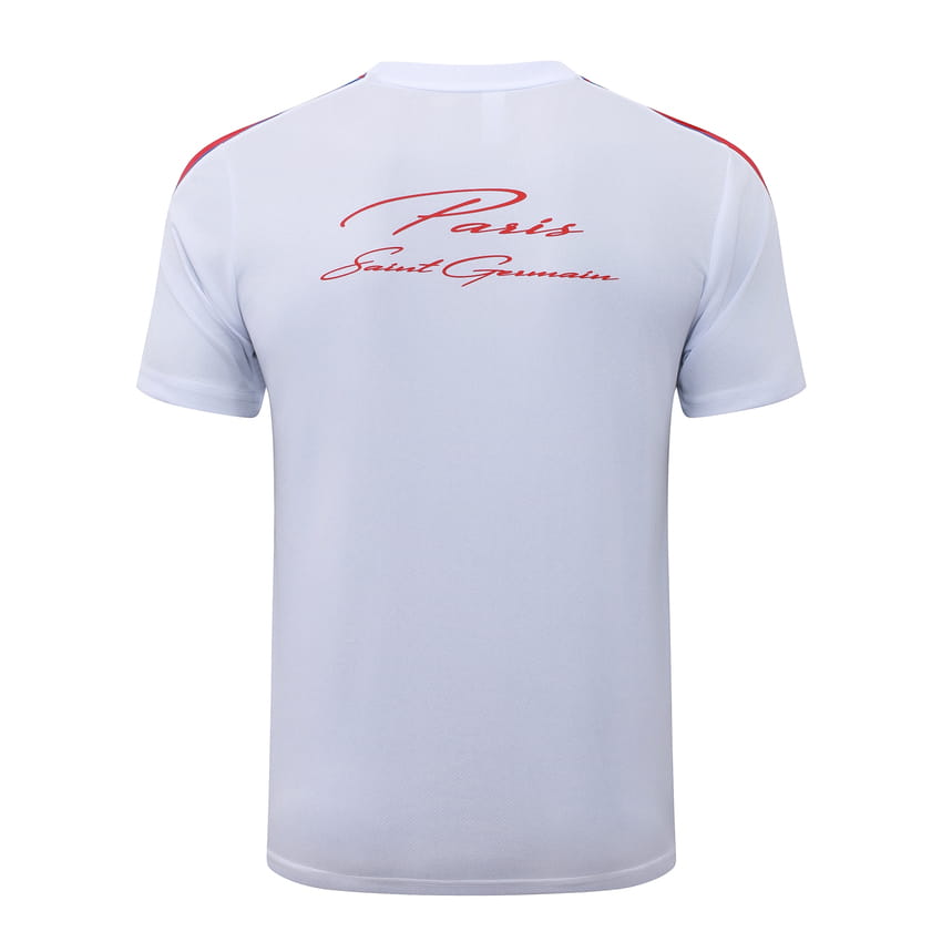Ensemble Maillot Short PSG 2026 2027 Blanc Rouge (4) Ensemble Maillot Short PSG 2026 2027 Blanc Rouge (4)