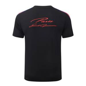 Ensemble Maillot Short PSG 2026 2027 Noir Rouge (3)