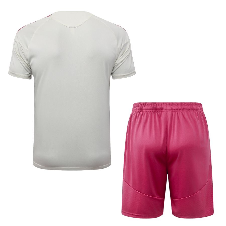 Ensemble Maillot Short Real Madrid 2026 2027 Blanc Rose (2) Ensemble Maillot Short Real Madrid 2026 2027 Blanc Rose (2)