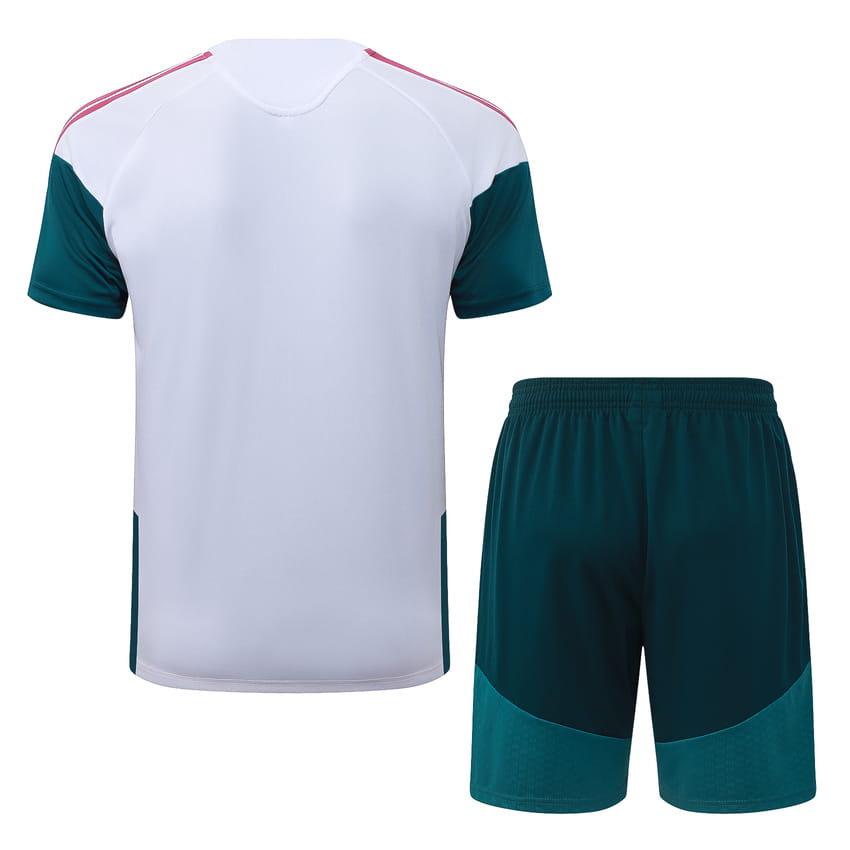Ensemble Maillot Short Real Madrid 2026 2027 Blanc Rouge (2) Ensemble Maillot Short Real Madrid 2026 2027 Blanc Rouge (2)