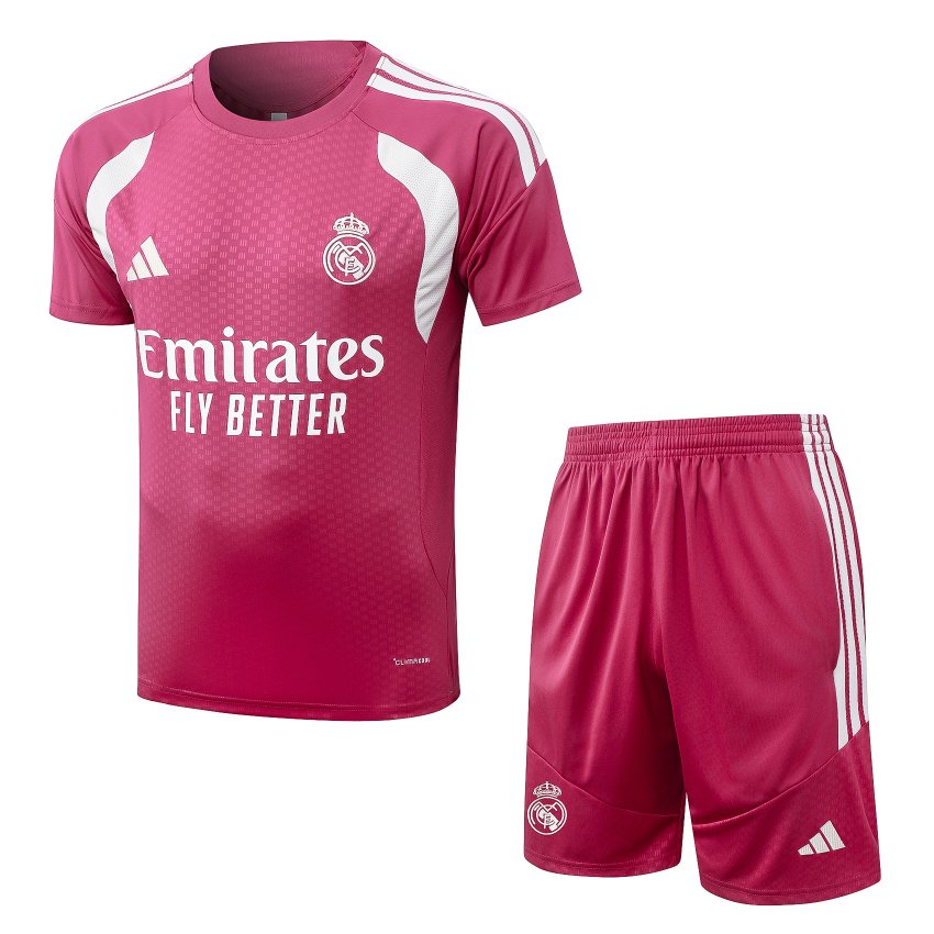 Ensemble Maillot Short Real Madrid 2026 2027 Rose (1) Ensemble Maillot Short Real Madrid 2026 2027 Rose (1)