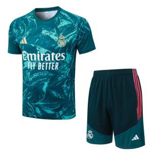 Ensemble Maillot Short Real Madrid 2026 2027 Vert Nuit