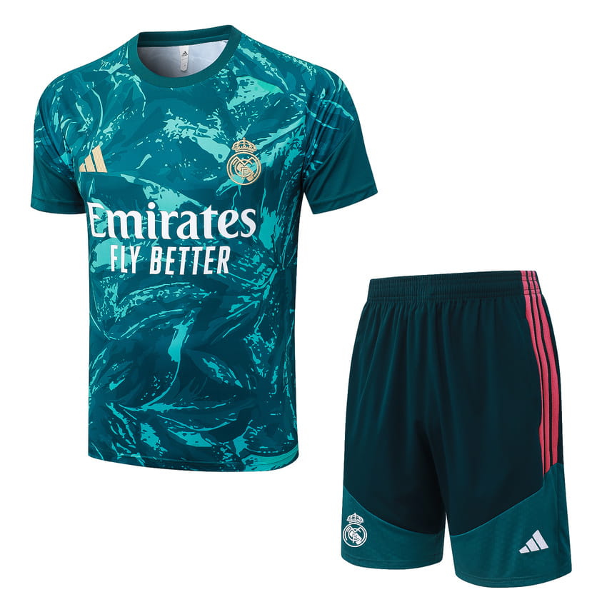 Ensemble Maillot Short Real Madrid 2026 2027 Vert Nuit (1) Ensemble Maillot Short Real Madrid 2026 2027 Vert Nuit (1)