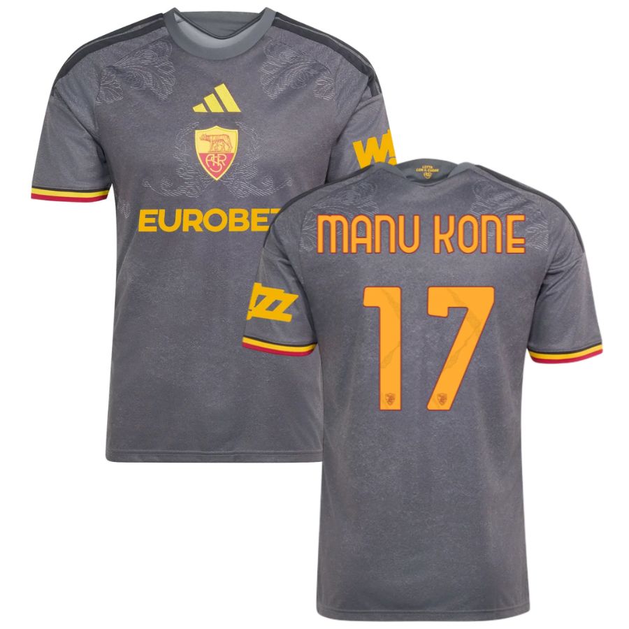 Maillot AS Roma Third 2026 2027 Manu Kone (1)