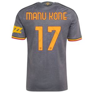 Maillot AS Roma Third 2026 2027 Manu Kone (2)