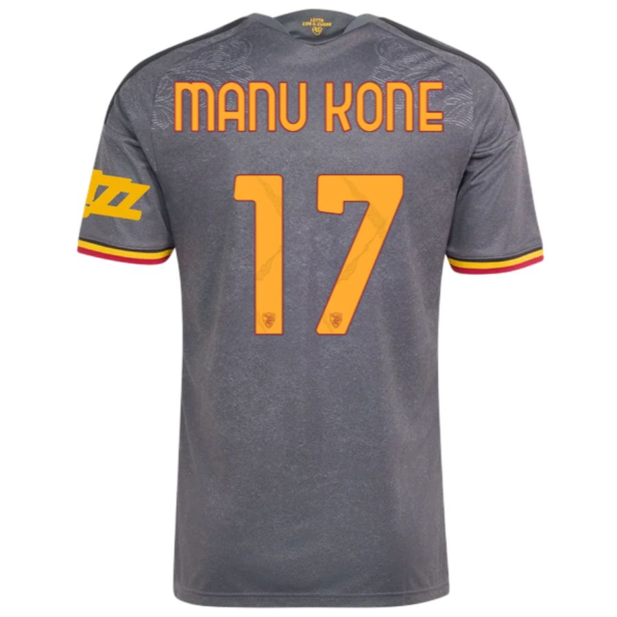 Maillot AS Roma Third 2026 2027 Manu Kone (2)