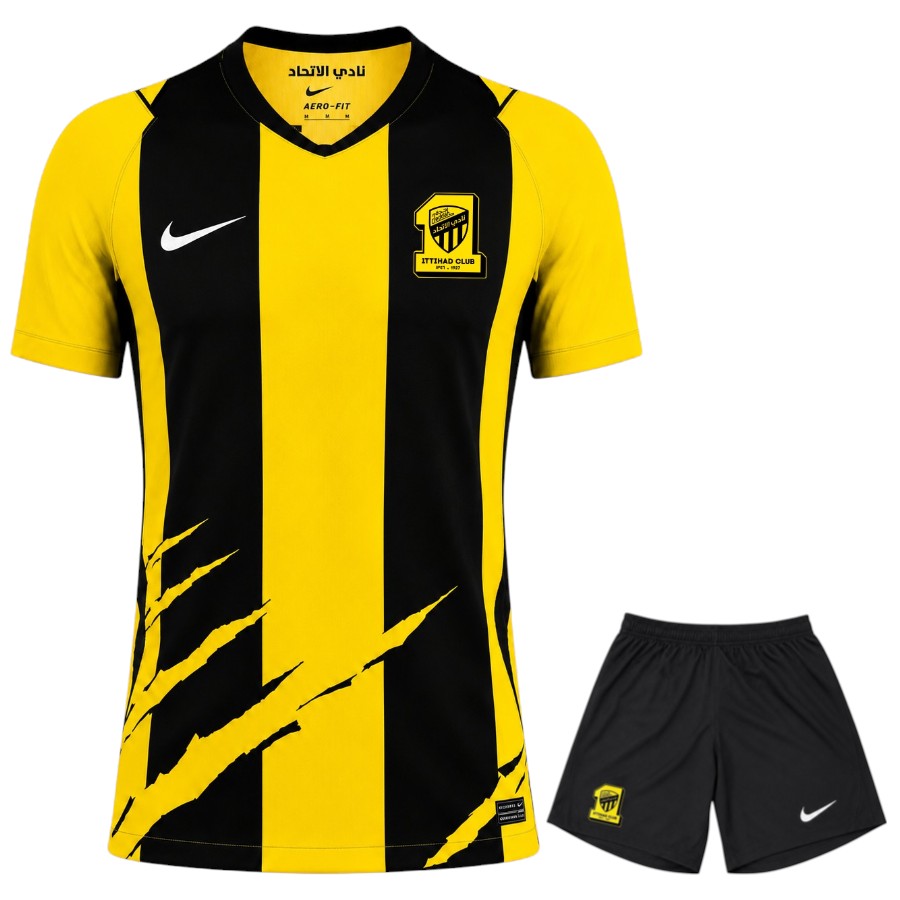 Maillot Al Ittihad Kit Enfant Domicile 2026 2027 Maillot Al Ittihad Kit Enfant Domicile 2026 2027